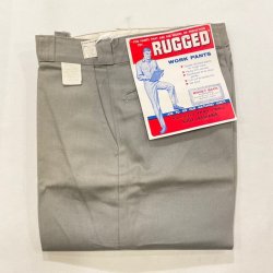 画像1: DEAD STOCK 1960's RUGGED Work Pants  Size W30 L31