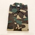 DEAD STOCK 1980's Woodland Camouflage Shirt　Size S