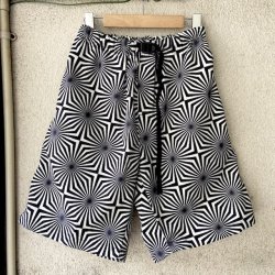 画像1: NEW Geometric Pattern Easy Shorts　Size FREE