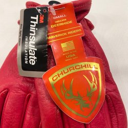 画像2: NEW CHURCHILL GLOVE RED　Size S