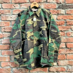 画像2: DEAD STOCK 1980's RANGER L/S Woodland Camouflage  Shirt　Size S