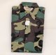 DEAD STOCK 1980's RANGER L/S Woodland Camouflage  Shirt　Size S