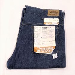 画像1: DEAD STOCK 1970’s ROEBUCKS Flare Denim Pants　Size W36 L31