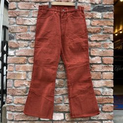 画像2: DEAD STOCK 〜80's JC Penney Plain Pockets Corduroy Pants  W34 L29