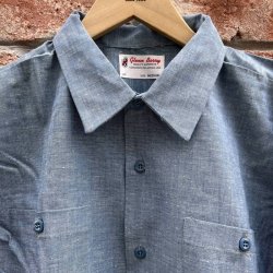 画像3: DEAD STOCK 1970's Glenn Berry Chambray Shirt　Size MEDIUM