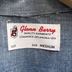 画像4: DEAD STOCK 1970's Glenn Berry Chambray Shirt　Size MEDIUM