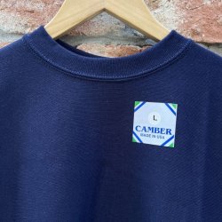 画像2: NEW CAMBER CROSS KNIT CREW NECK SWEAT　NAVY