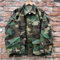 DEAD STOCK 1989's US Military Woodland Camo BDU Jacket　Size SMALL-XSHORT