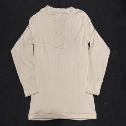 画像2: DEAD STOCK  1984's US Military Henry neck L/S Tee　Size XS