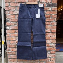 画像2: DEAD STOCK 1997’s seafarer Denim Sailor Pants　Size W36 L32