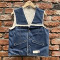 DEAD STOCK 〜80’s Levi's 70730 Denim Boa Vest　Size Kids 18