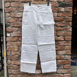 画像2: DEAD STOCK 1990’s UNIVERSAL OVERALL White Painter Pants　Size W31 L30