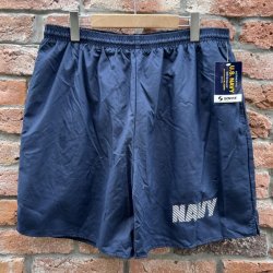 画像1: DEAD STOCK USN Training Nylon Shorts　Size X-LARGE