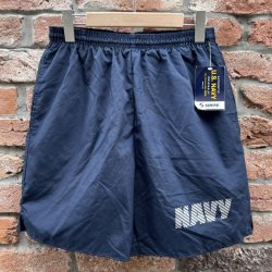 画像1: DEAD STOCK USN Training Nylon Shorts　Size SMALL