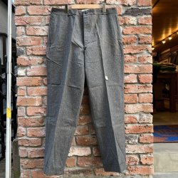 画像1: DEAD STOCK 1940’s BAREKAT Black Chambray Pants　Size W38 L32