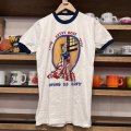 DEAD STOCK 1970's Sewing Print Ringer Tee　Size SMALL