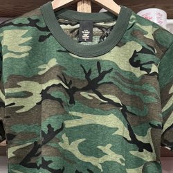 画像2: DEAD STOCK 1980's Woodland Camo Tee　Size XL