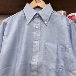 画像2: DEAD STOCK 1980’s GANT S/S Oxford B/D Shirt　Size 14 1/2