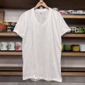 DEAD STOCK 1980's JC Penney V Neck Solid Tee #15　Size 40