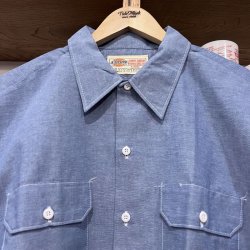 画像2: DEAD STOCK 1990's Dickies S/S Chambray Shirt　Size X LARGE