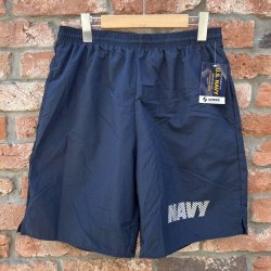 画像1: DEAD STOCK USN Training Nylon Shorts　Size MEDIUM