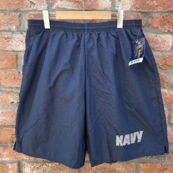 画像1: DEAD STOCK USN Training Nylon Shorts　Size LARGE