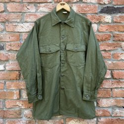 画像1: DEAD STOCK 1968’s US Military OG-107 Utility Shirt　Size 15 1/2-31