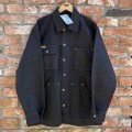 New PRISON BLUES Denim Yard Coat Black