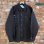 画像1: New PRISON BLUES Denim Yard Coat Black (1)