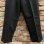 画像9: DEAD STOCK 1960’s 2-Tuck Black Cotton Pants　Size W29 L27