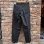 画像12: DEAD STOCK 1960’s 2-Tuck Black Cotton Pants　Size W29 L27