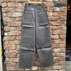 画像2: DEAD STOCK 1950's N&W Side Zip-Up Ranch Pants　Size W23.5 L26