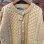 画像2: DEAD STOCK 1990's aran crafts Fisherman Cardigan　Size L