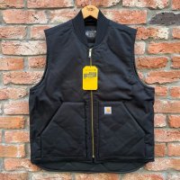 新品 Carhartt Duck Vest Black　Size L