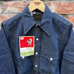 画像2: DEAD STOCK 〜70's ROEBUCKS Denim Western Shirt　Size S