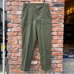 画像2: DEAD STOCK 1972's US Military OG-107 Utility Trousers　Size W35 L32 (表記 W36 L33)