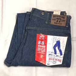 画像1: DEAD STOCK 1970’s Lee BOSS OF THE ROAD 77 Logger Pants　Size W32 L34