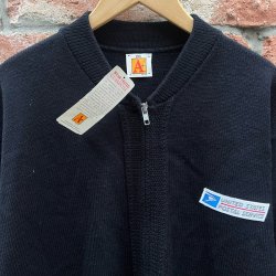 画像2: DEAD STOCK 1990’s USPS Work Cardigan　Size 2XL