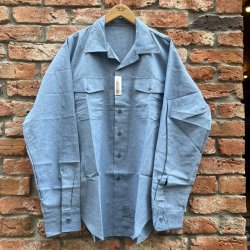 画像1: DEAD STOCK 1997's USN Chambray Shirt　Size L