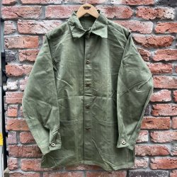 画像1: DEAD STOCK 1940's Civilian HBT Coverall　Size 36