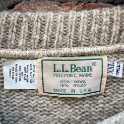 画像3: DEAD STOCK 1980’s L.L.Bean Wool Sweater　Size XXL-TALL