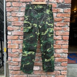 画像2: DEAD STOCK 1980's FIVE BROTHER Woodland Camo Pants　Size W33 L31