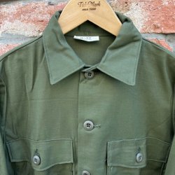 画像2: DEAD STOCK 1976’s US Military OG-107 Utility Shirt　Size 14 1/2-33