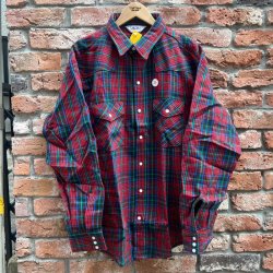 画像2: DEAD STOCK 1980’s DAKOTA BY FIVE BROTHER Flannel Western Shirt　Size 2XL