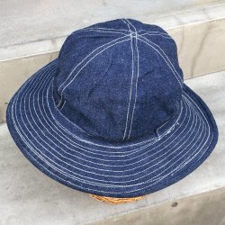 画像1: DEAD STOCK 1937’s US ARMY M-37 Denim Hat　Size 7 1/4