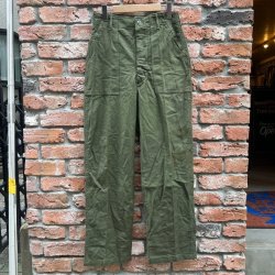 画像1: DEAD STOCK 1960's US Military OG-107 Utility Trousers　Size W30 L30.5 (表記 W30 L31)