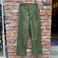 DEAD STOCK 1960's US Military OG-107 Utility Trousers　Size W30 L32.5 (表記 W30 L33)