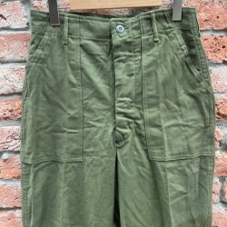 画像2: DEAD STOCK 1960's US Military OG-107 Utility Trousers　Size W30 L30.5 (表記 W30 L31)