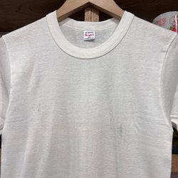 画像2: DEAD STOCK 1960's Wright’s Solid Tee #20　Size M