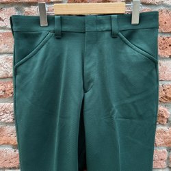 画像2: DEAD STOCK 〜80's CAMPUS Polyester Slacks　Size W33 L28